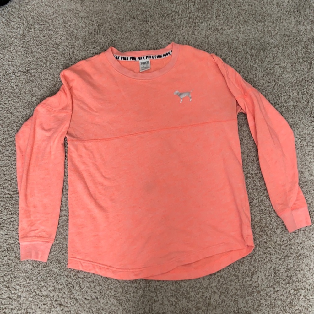 Pink long sleeve thicker style shirt